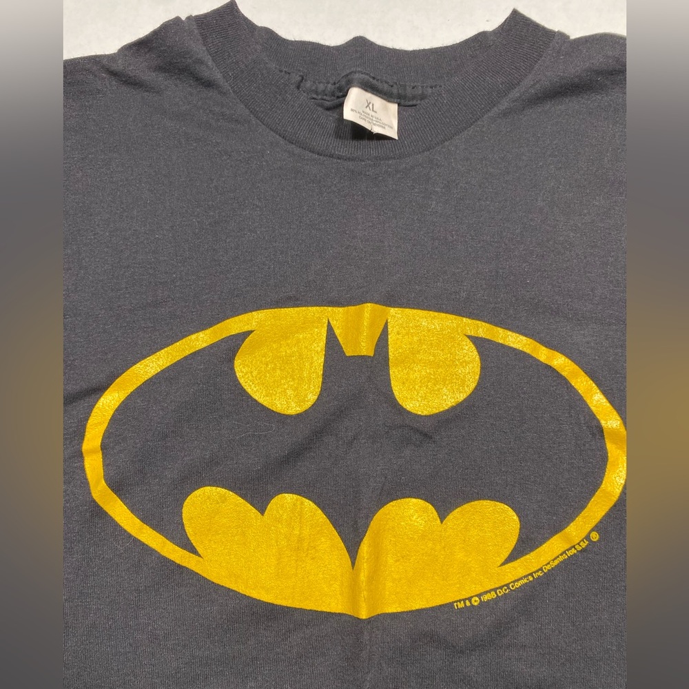 Vintage 1989 DC Comics Batman Single Stitch Large T-shirt Made in the USA XL